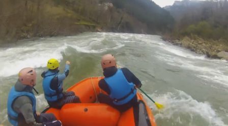 photo parcours rafting