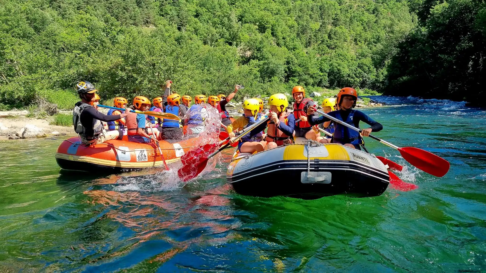 rafting groupe scolaire